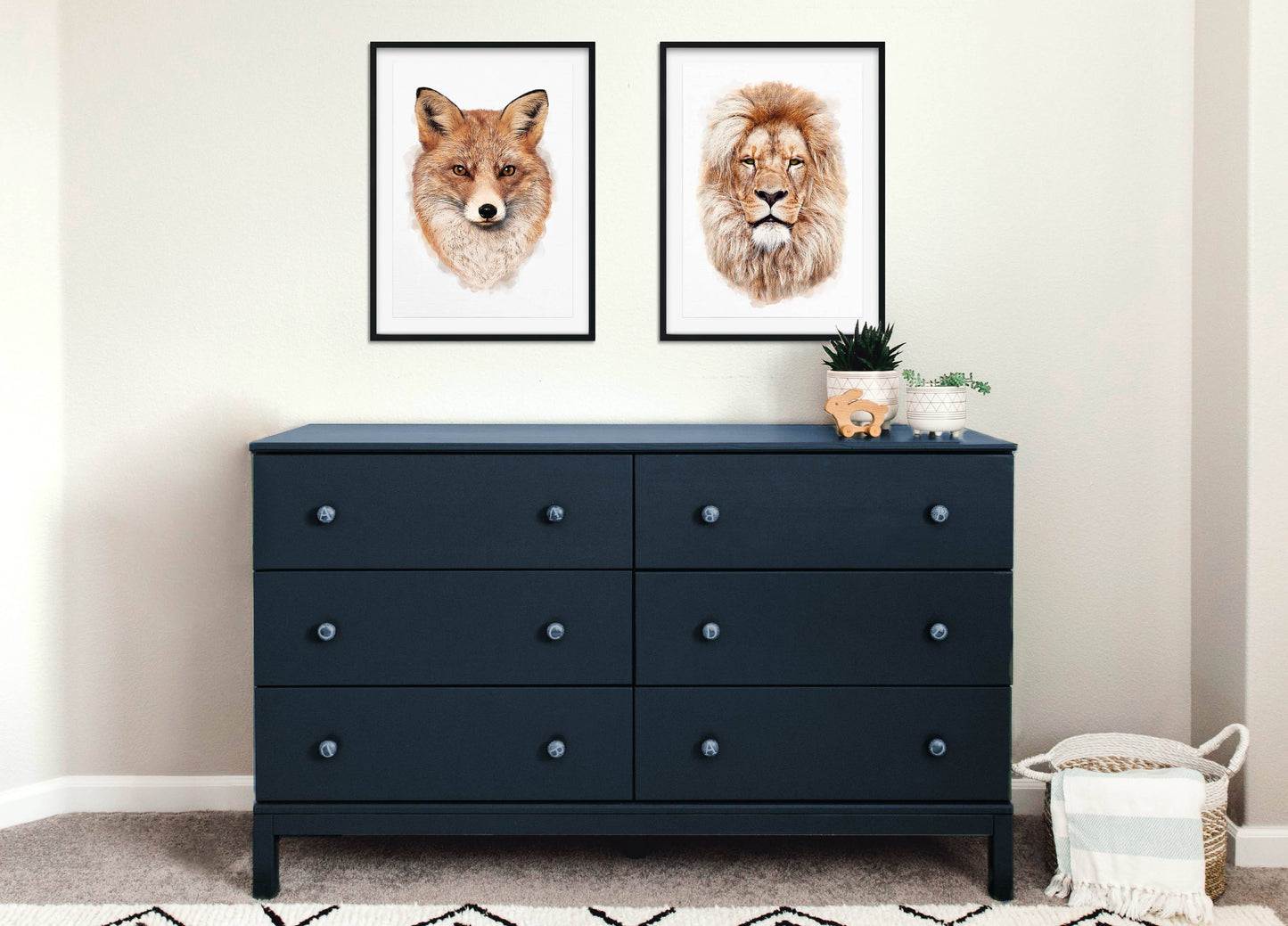 Leo the Lion Print - PRINT - Fable and Fawn