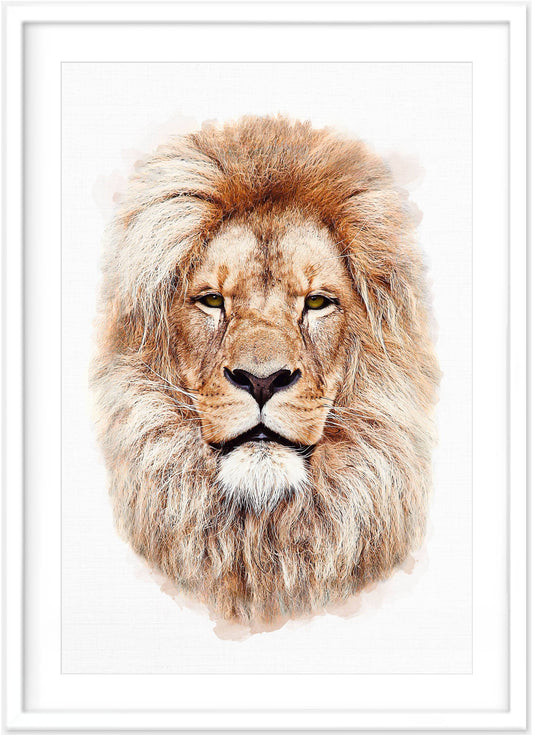 Leo the Lion Print - PRINT - Fable and Fawn