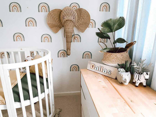 Rainbow Wall Decals (Sage) - Wall Decals - Fable and Fawn