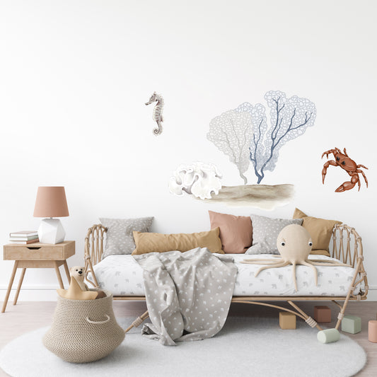 Sea Scene Wall Decals - Wall Decals - Fable and Fawn