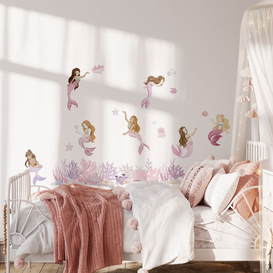 Mermaid Wall Decals