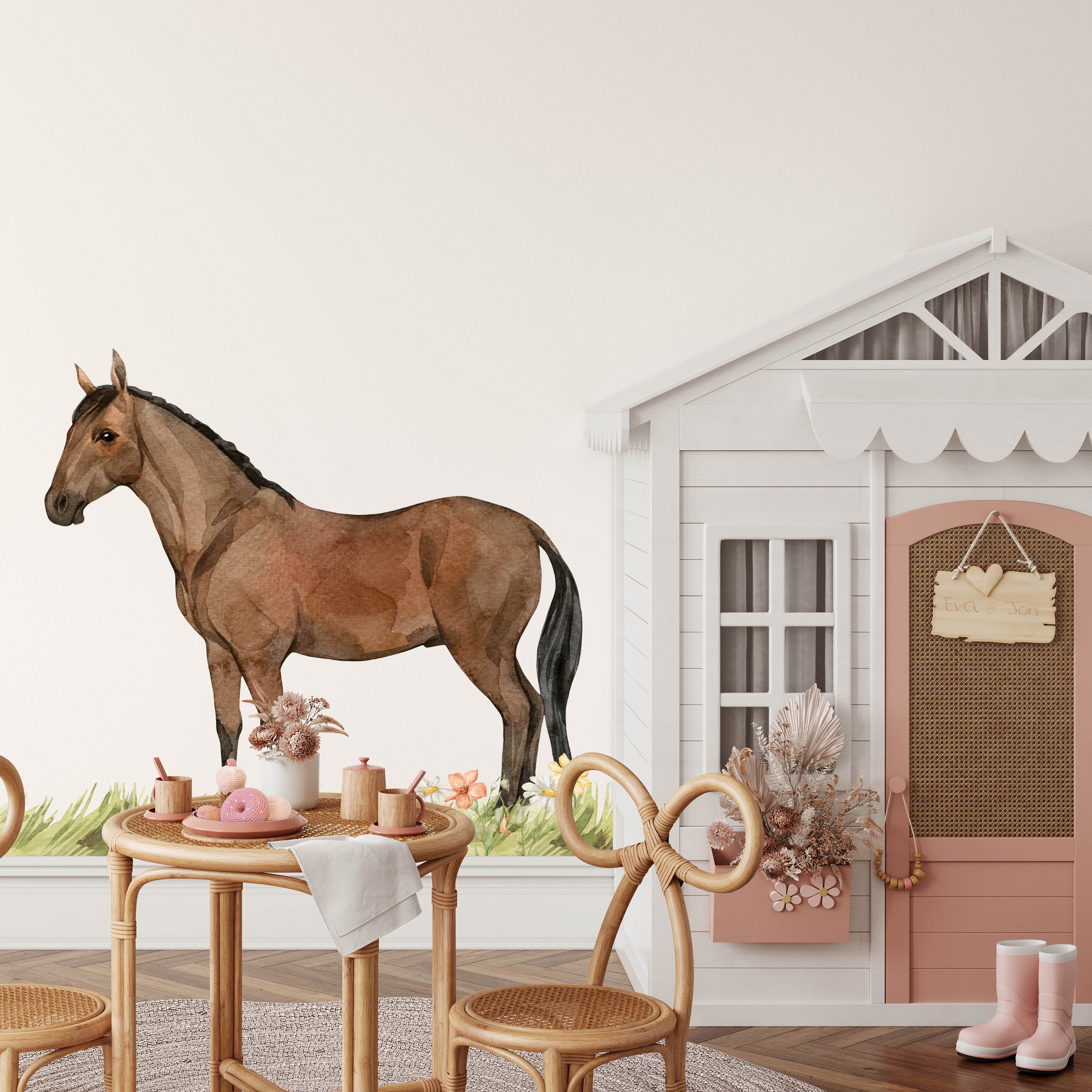Horse Wall Decal – Bay Horse