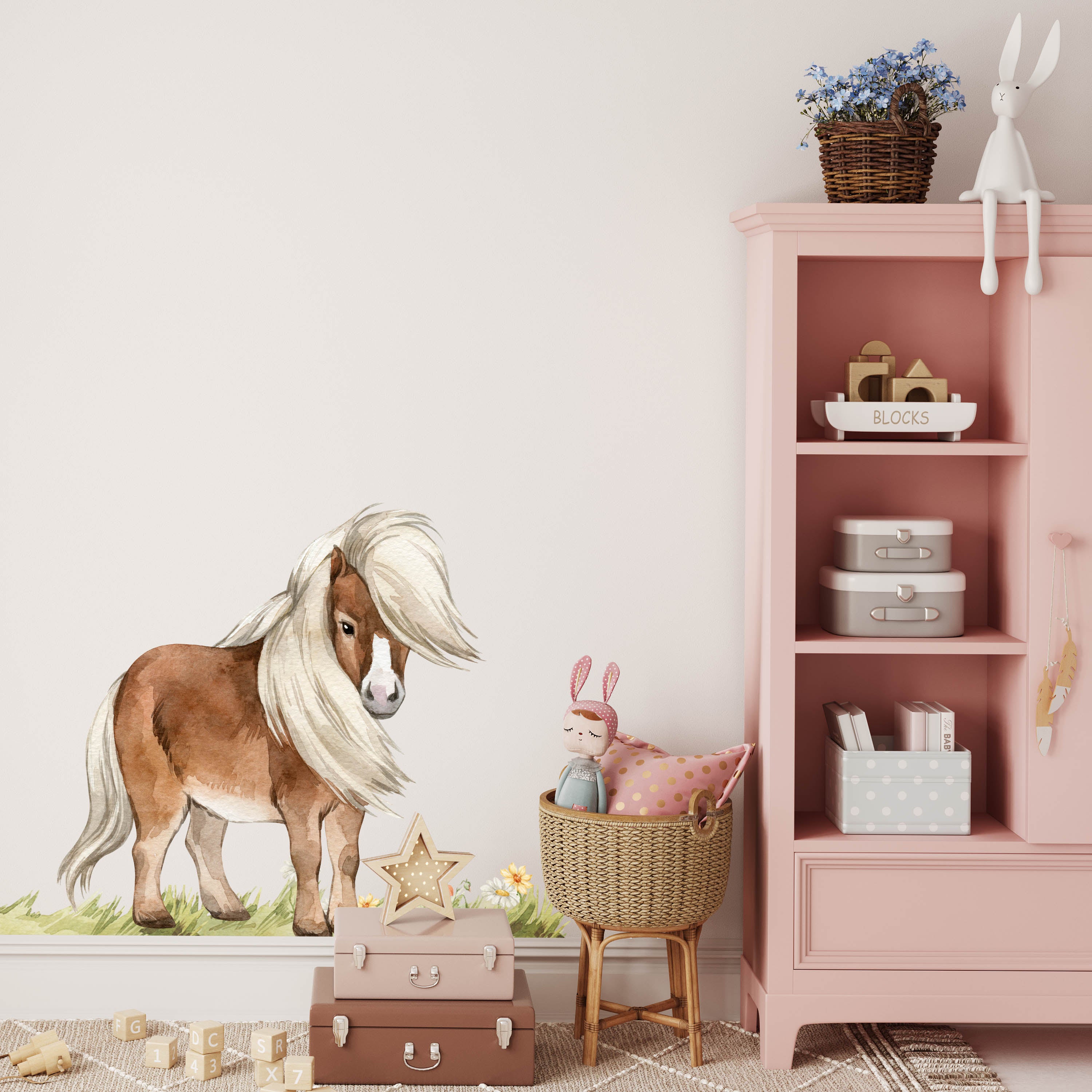 Horse Wall Decal – Shetland Pony