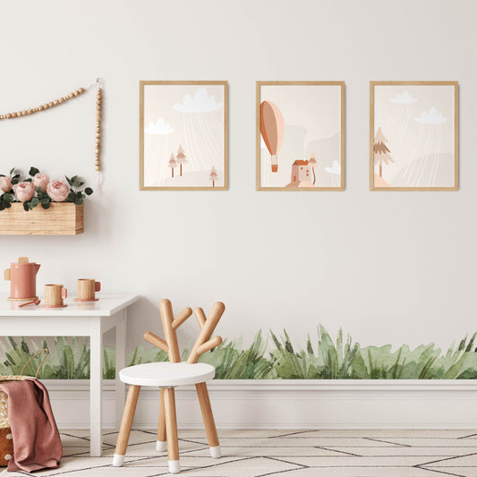 Grass Border Wall Decals