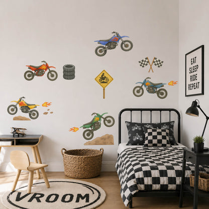 Dirt Bike Wall Decals