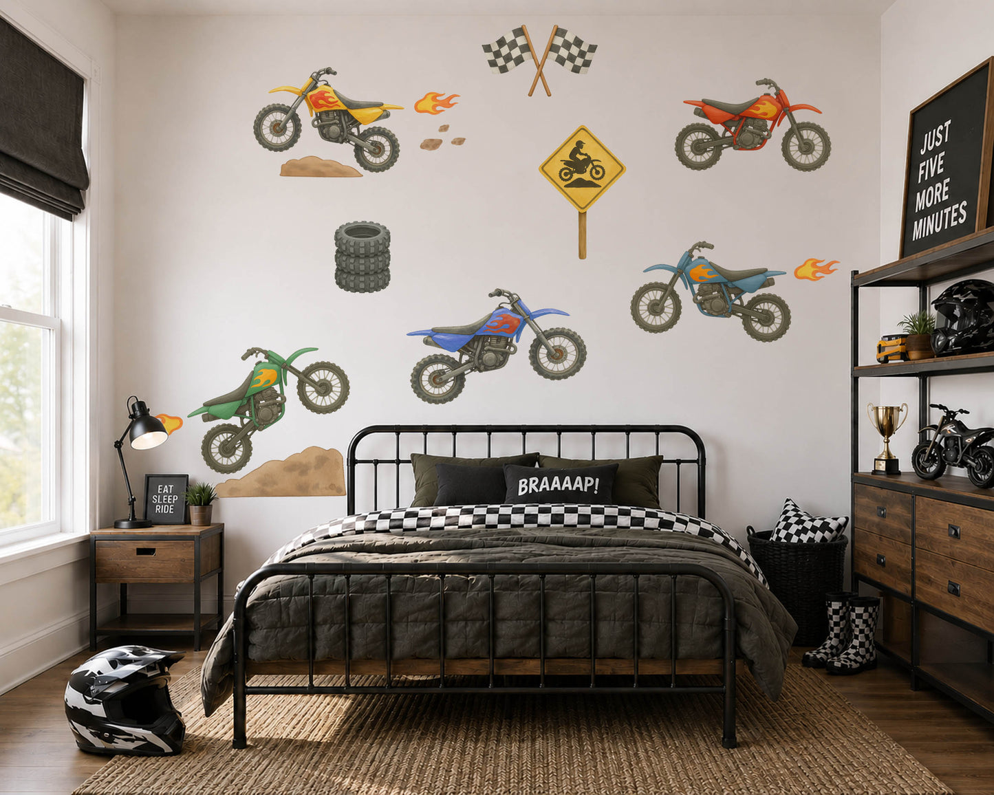 Dirt Bike Wall Decals