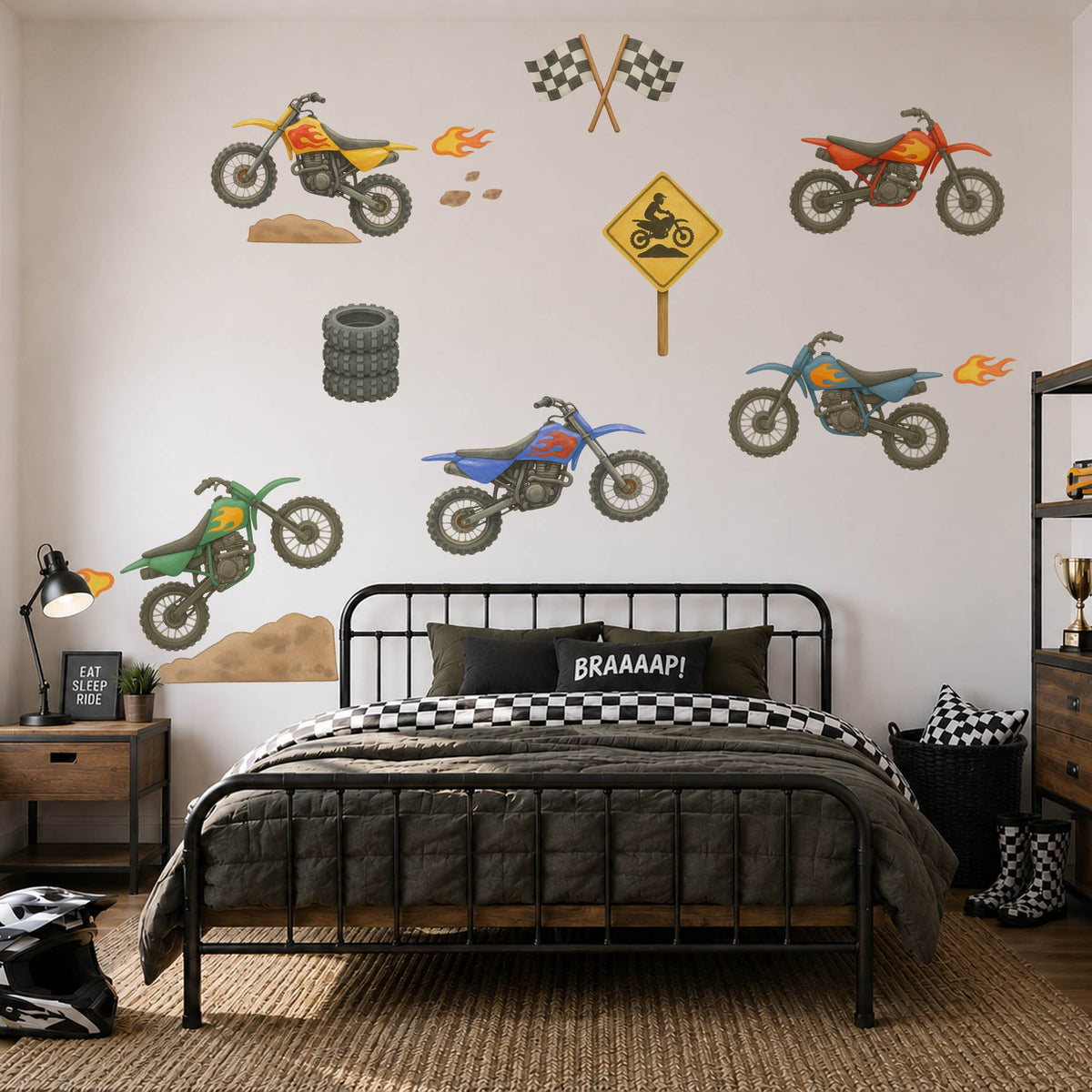 Dirt Bike Wall Decals