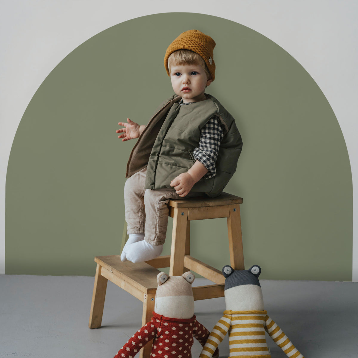 Bedhead Wall Decal (Olive) - Wall Decals Australia - Fable and Fawn