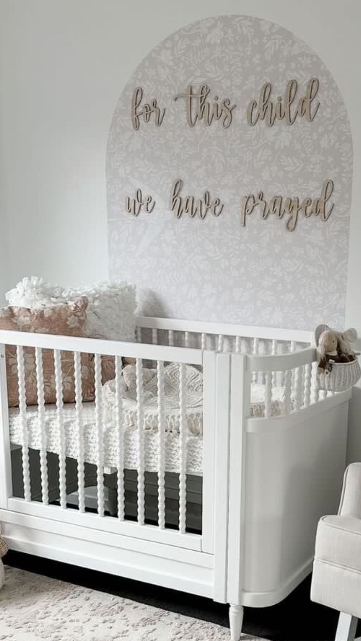 Arch Wall Decal - Little Birdie (Pink) - Wall Decals Australia - Fable and Fawn
