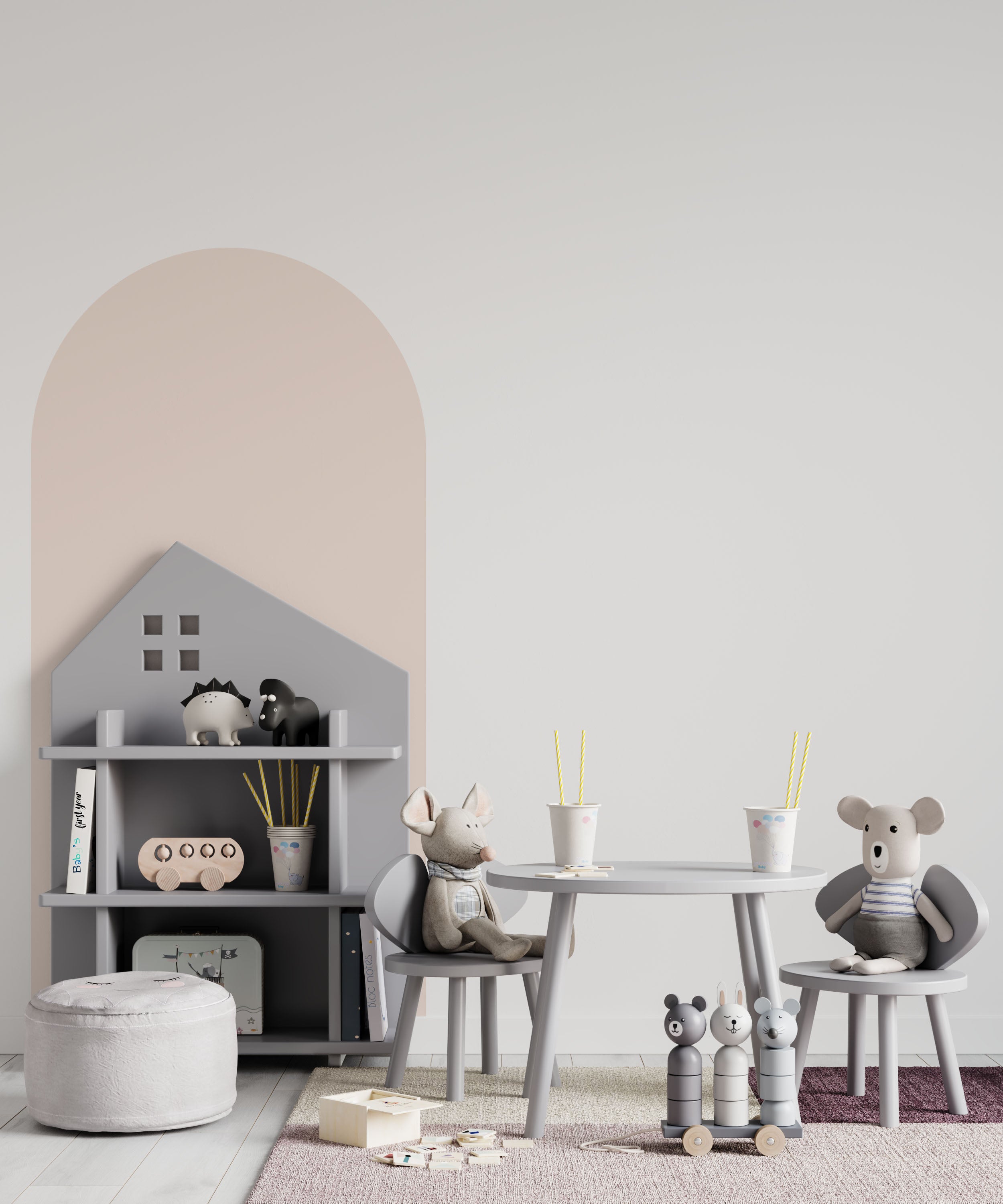 Arch Wall Decals - Block Colours - Wall Decals Australia - Fable and Fawn