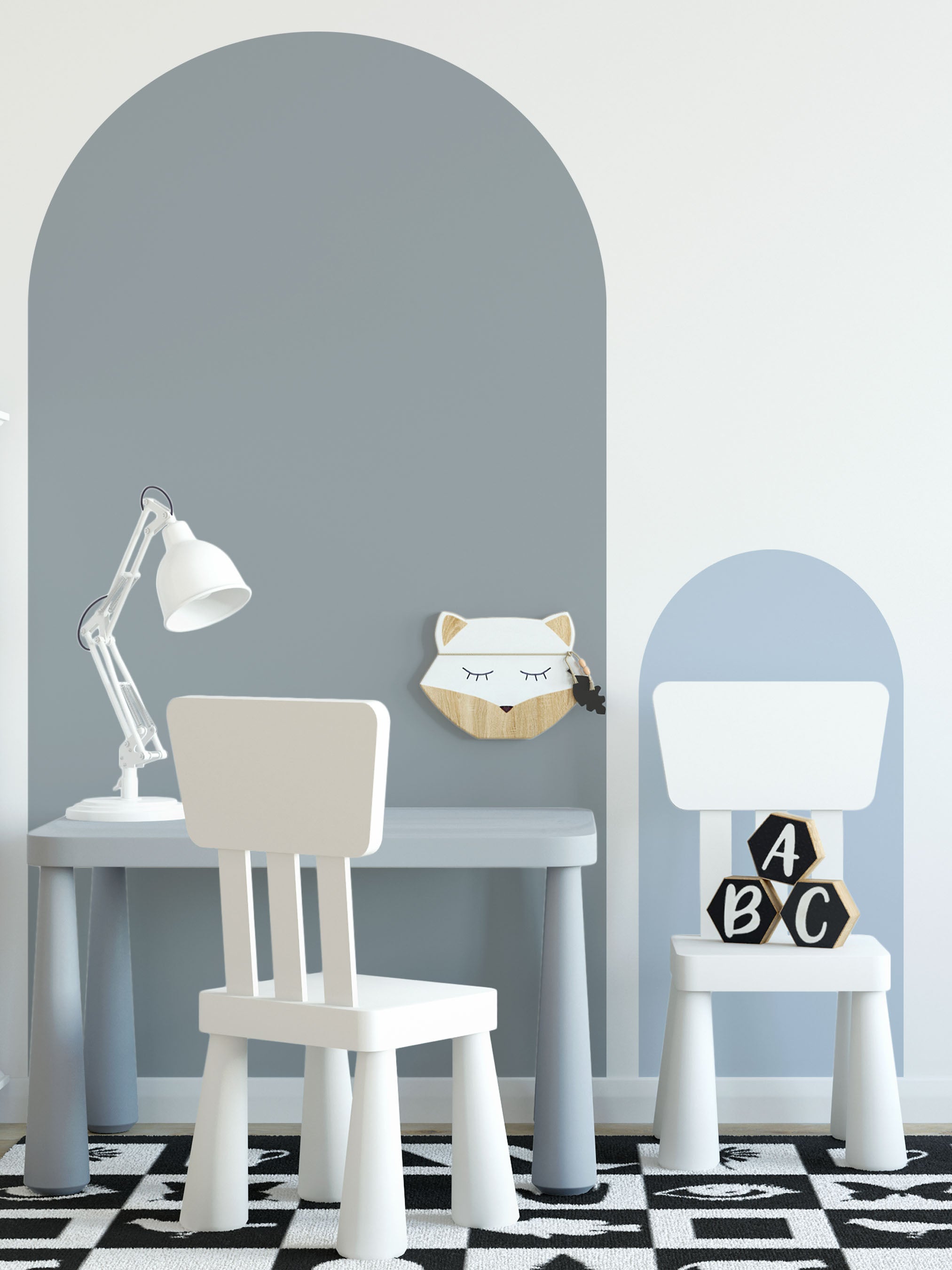 Arch Wall Decals - Block Colours - Wall Decals Australia - Fable and Fawn