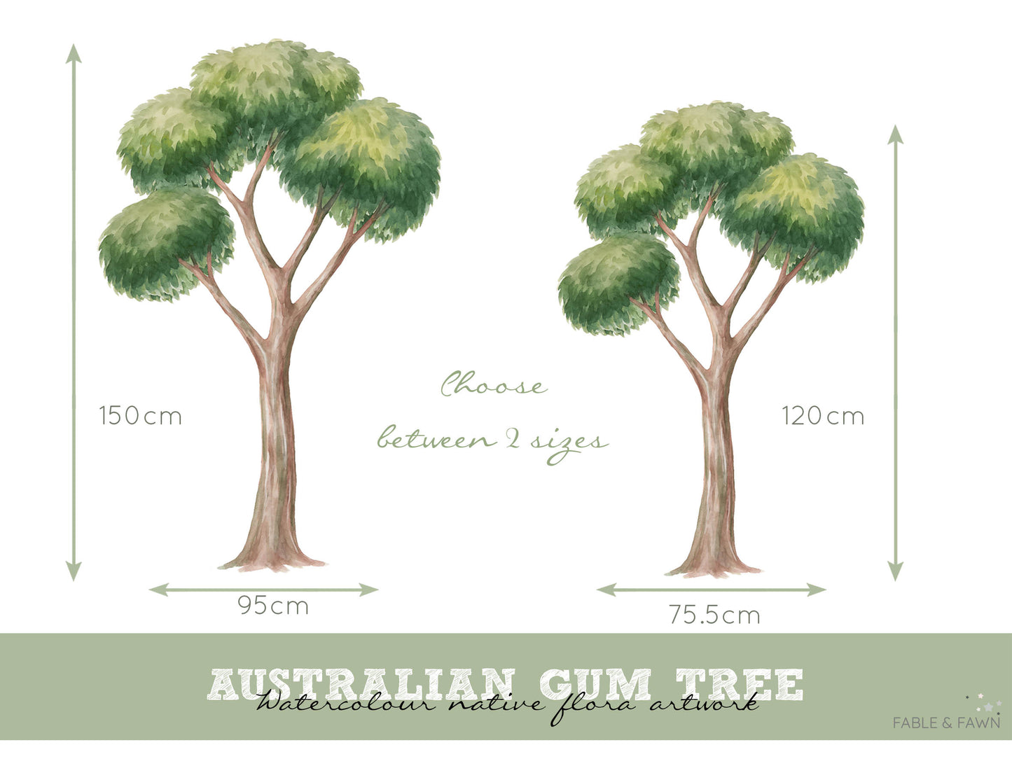 Australian Gum Tree Wall Decal