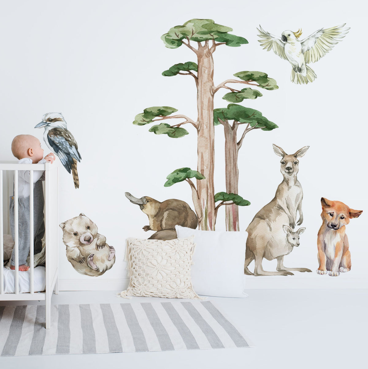 Pick 6 Animals! - Australian Animal Wall Stickers - Wall Decals Australia - Fable and Fawn