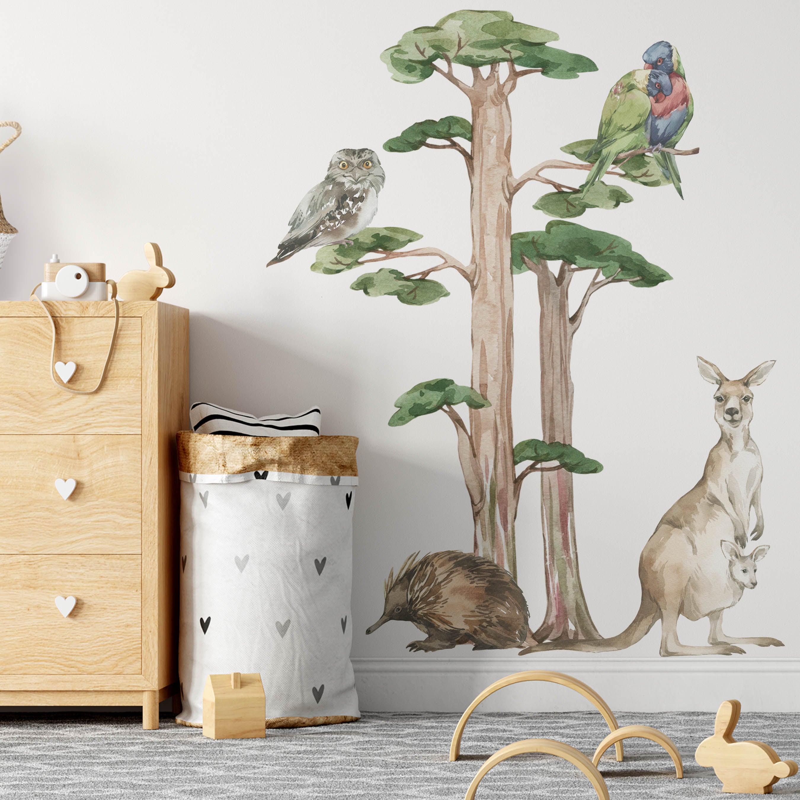 Pick 4 Animals! - Australian Animal Wall Stickers - Wall Decals Australia - Fable and Fawn 