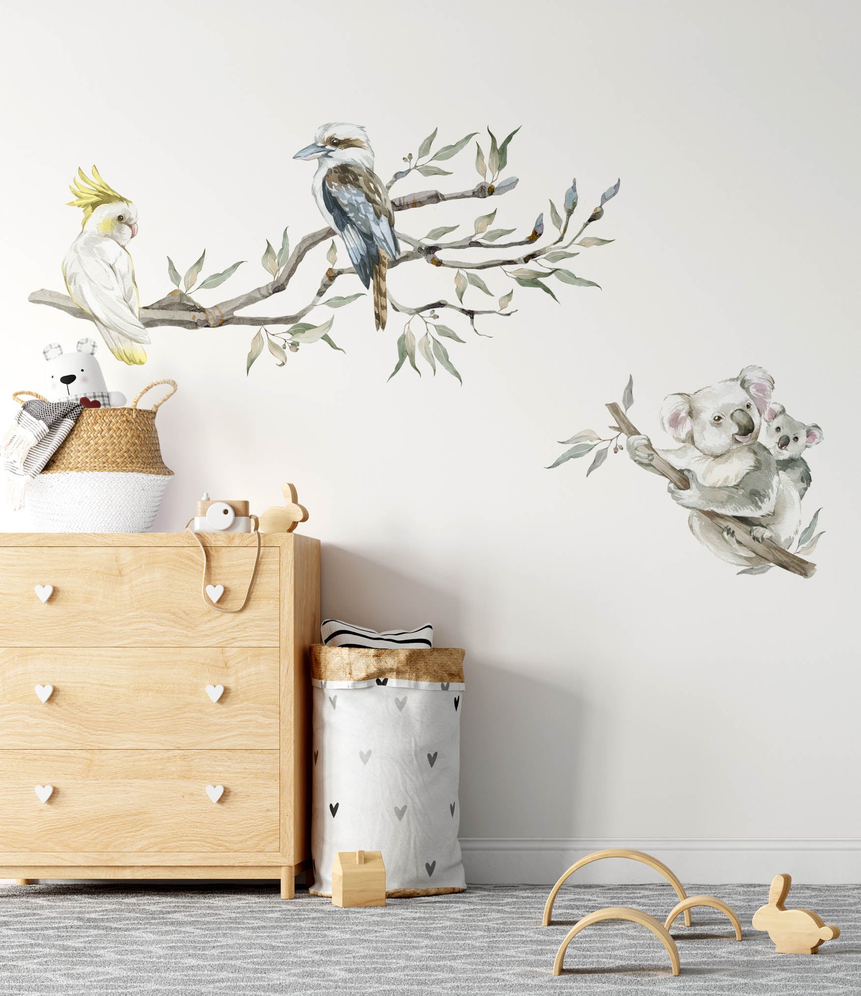 Gum Tree Branch + Animals