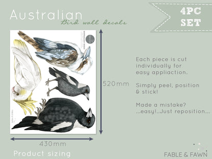Australian Bird Wall Decals