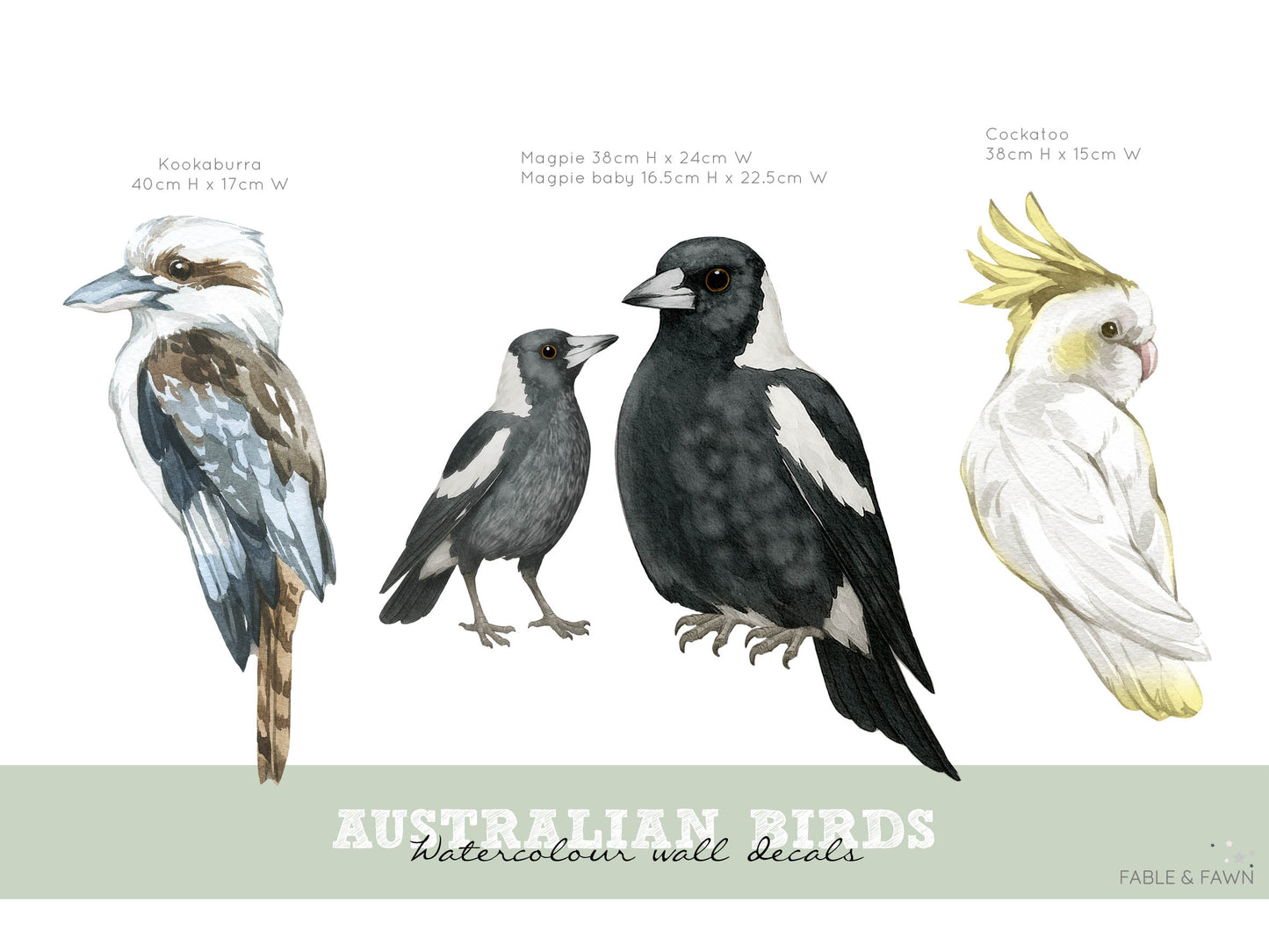 Australian Bird Wall Decals