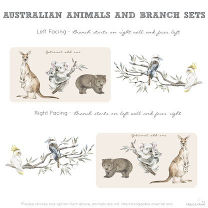 Gum Tree Branch + Animals