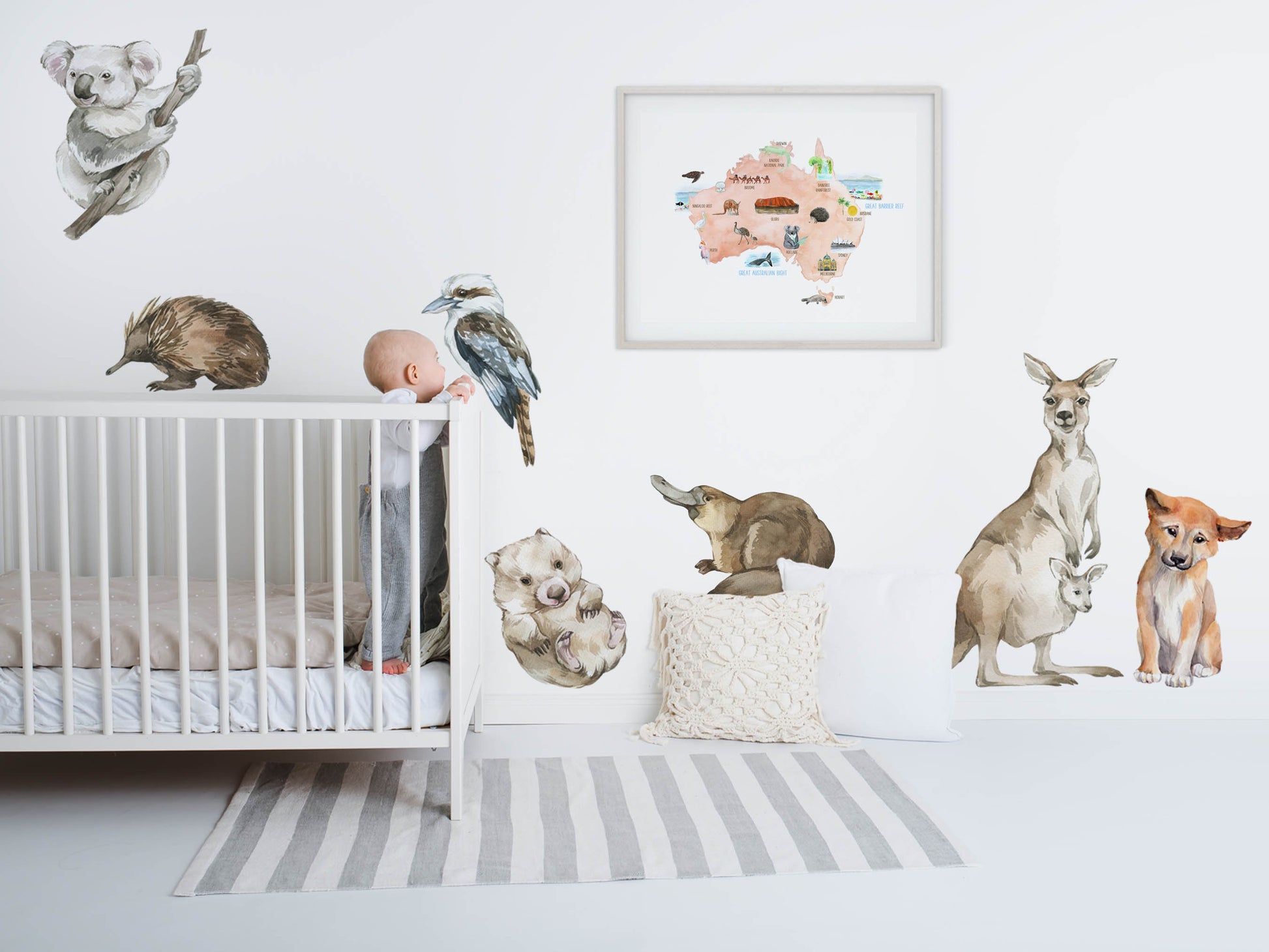 Map of Australia for Kids - PRINT - Fable and Fawn 