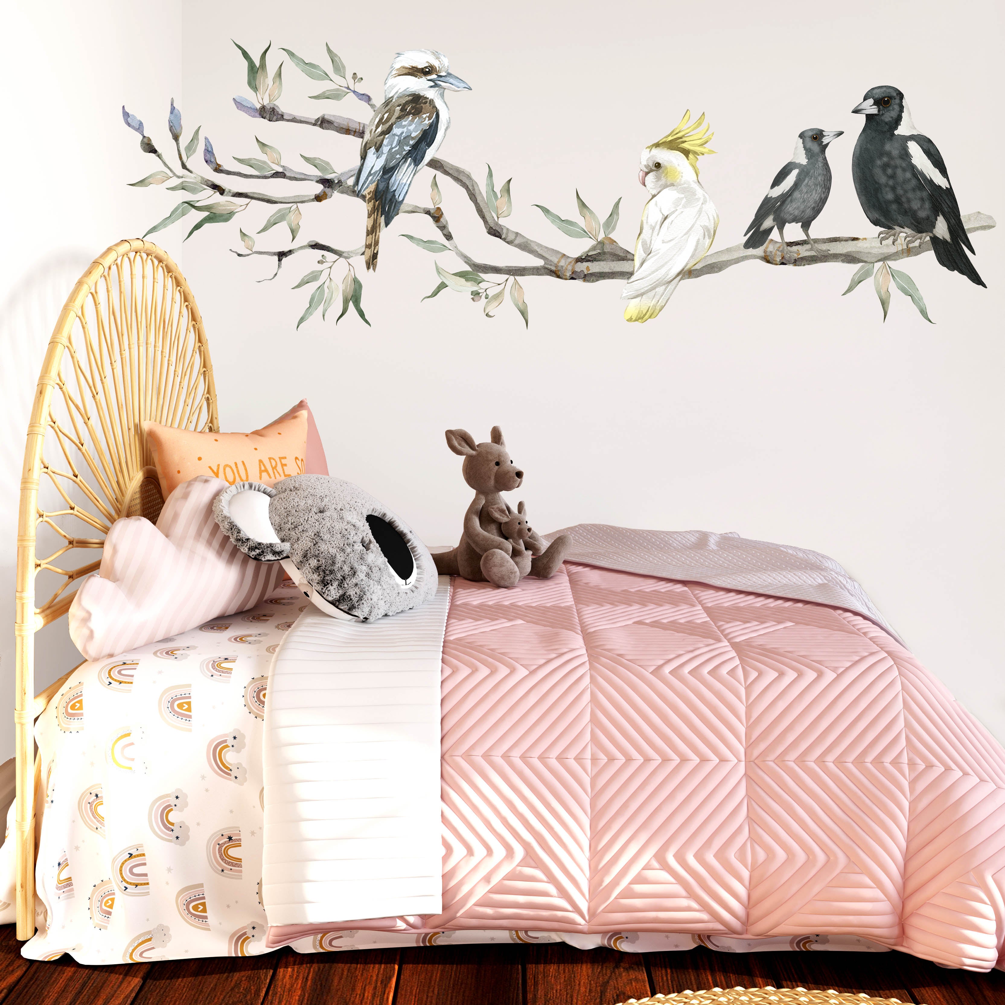 Extended Gum Tree Branch + Animals