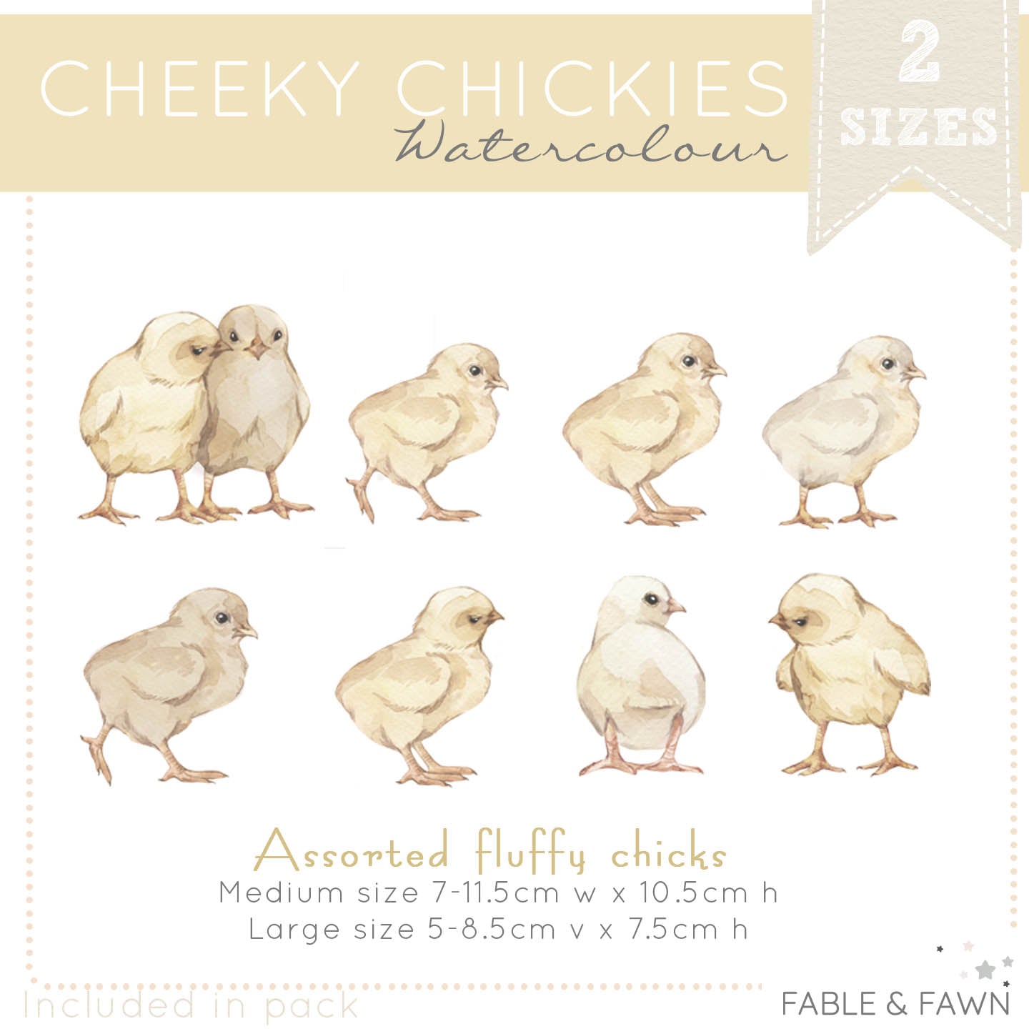 Chicken Wall Decals – Hen & Chicks