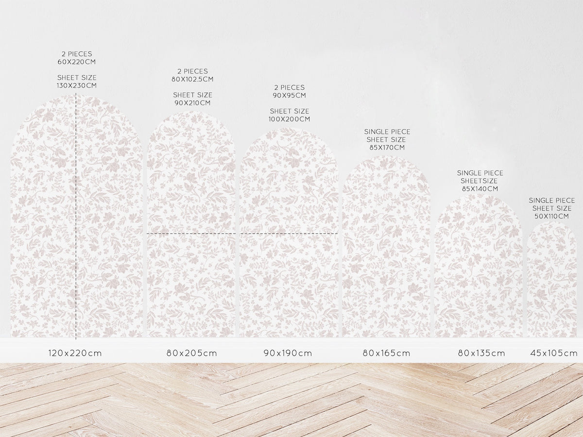 Arch Wall Decal - Isabella - Wall Decals Australia - Fable and Fawn