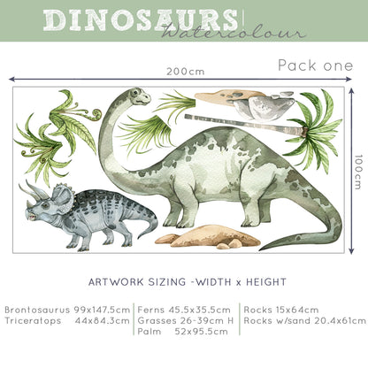 Dinosaur decals for walls