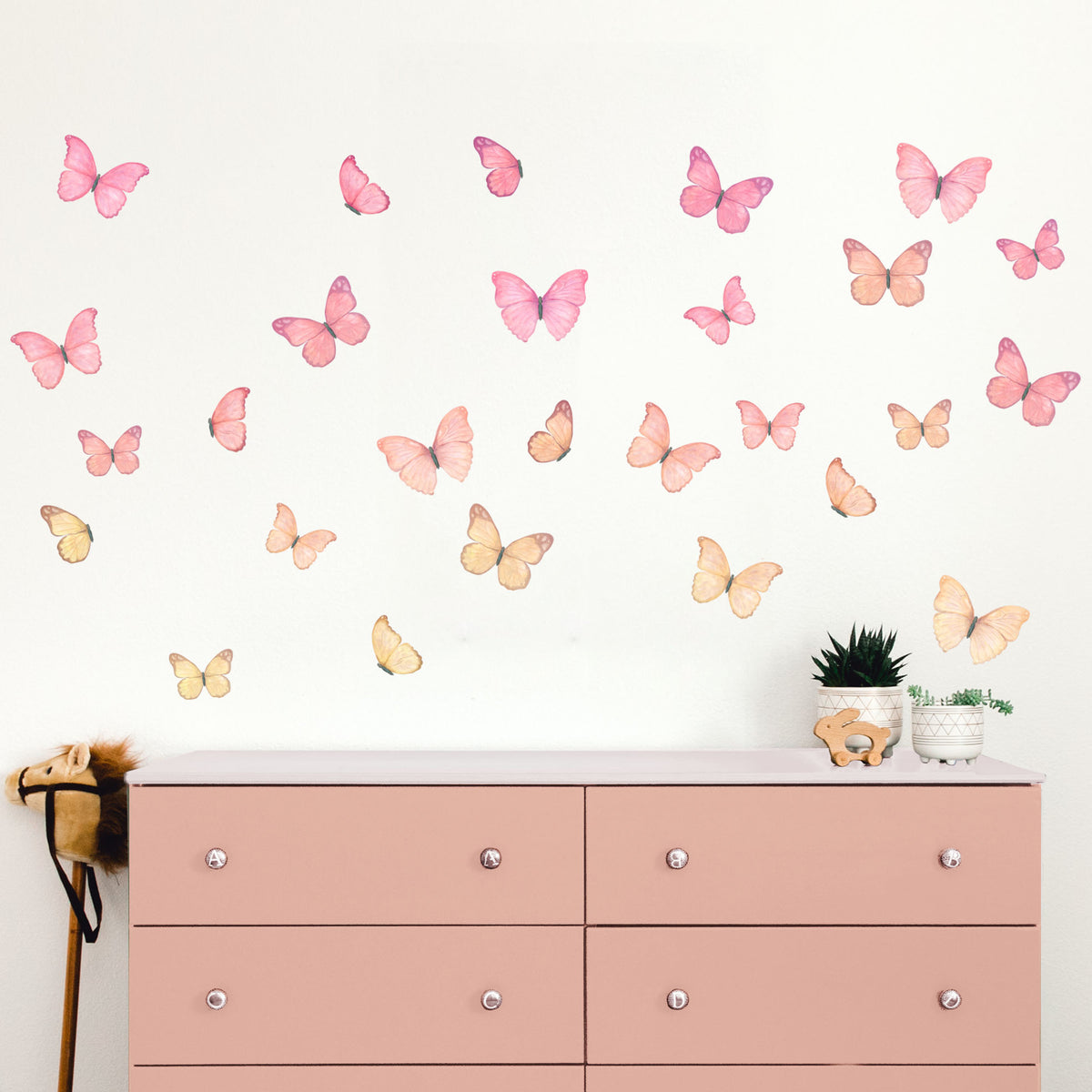 Butterfly Wall Decals (Sunset)