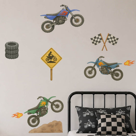Dirt Bike Wall Decals