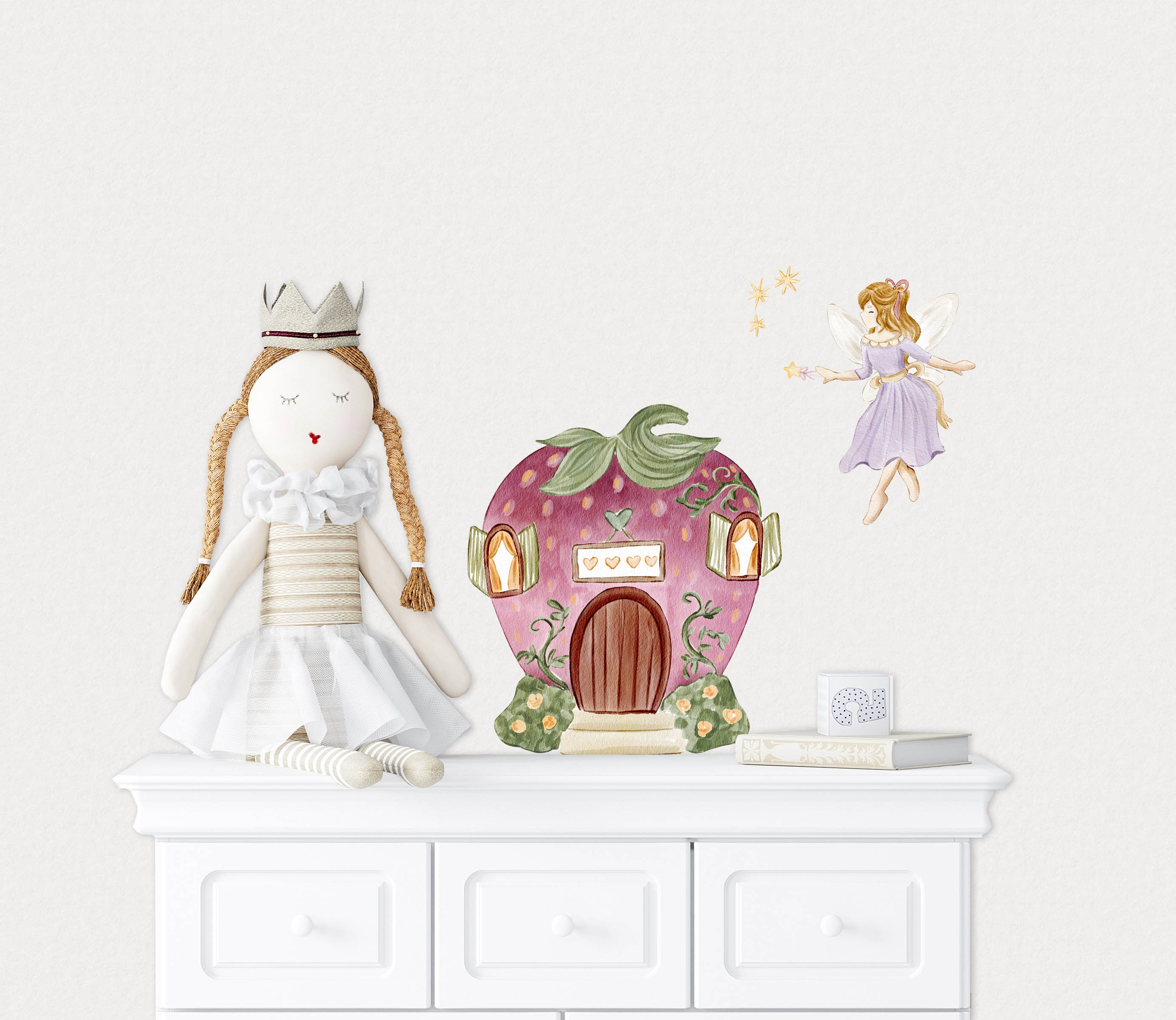 Strawberry Fairy House -  - Fable and Fawn