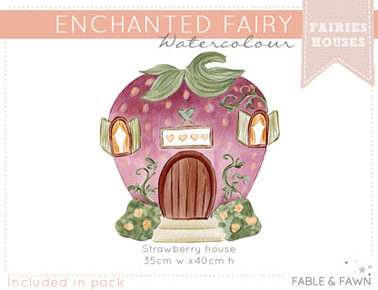 Strawberry Fairy House -  - Fable and Fawn 