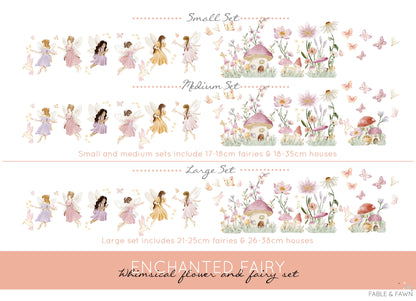 Enchanted Fairy Wall Stickers (Small Set)