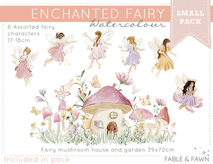 Enchanted Fairy Wall Stickers (Small Set) - Wall Decals - Fable and Fawn 