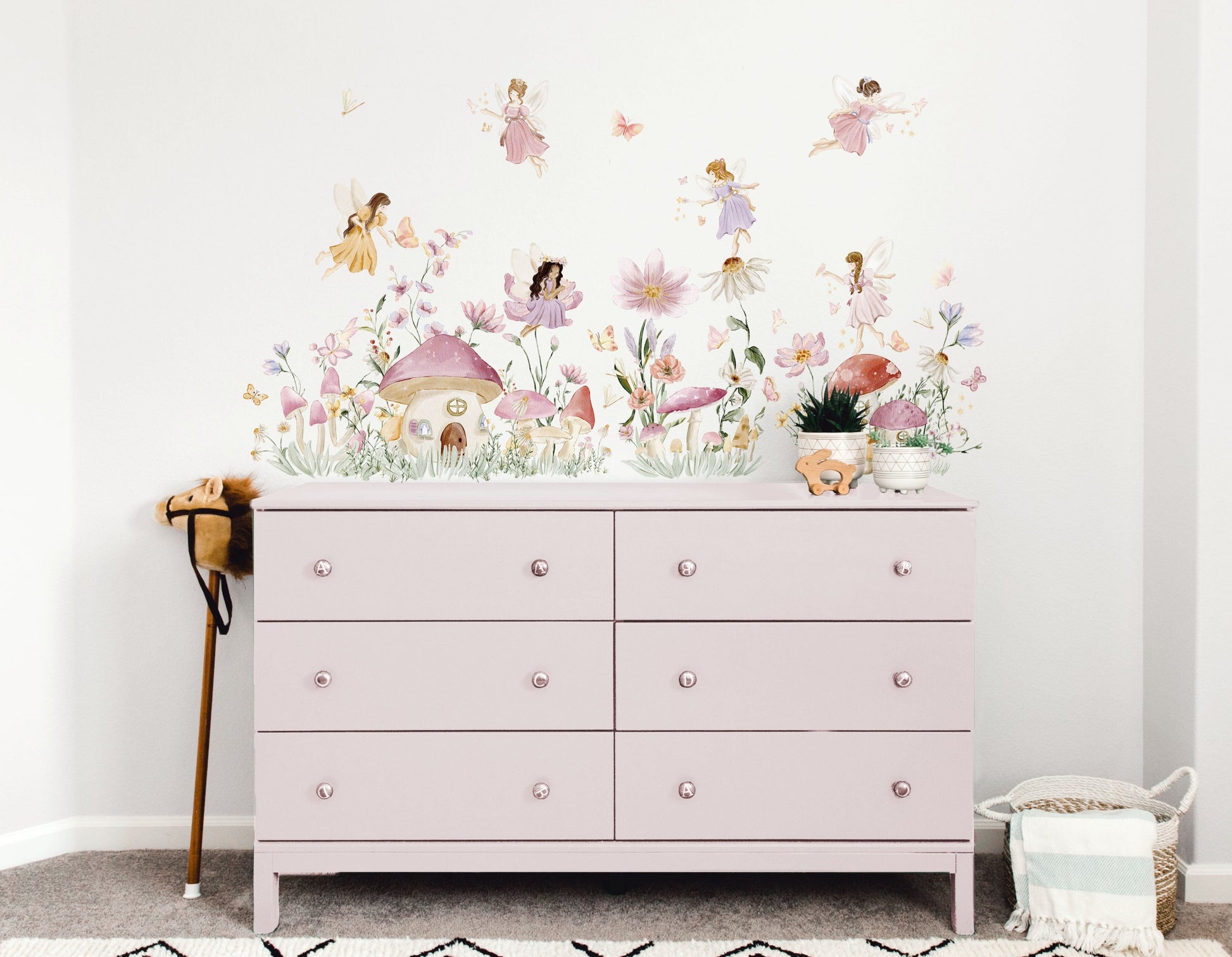 Enchanted Fairy Wall Stickers (Medium Set) - Wall Decals - Fable and Fawn 