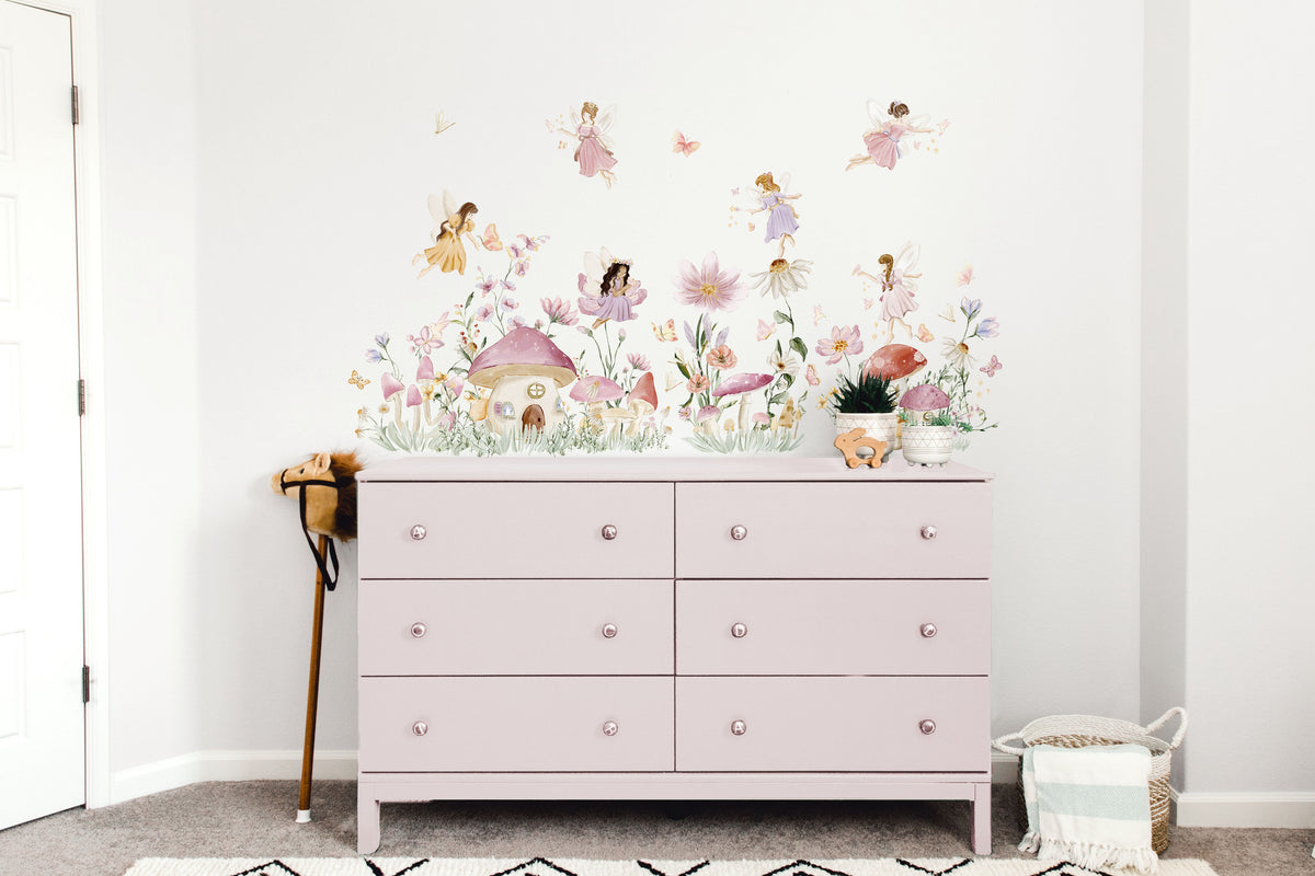 Enchanted Fairy Wall Stickers Garden (Medium) – Fable and Fawn
