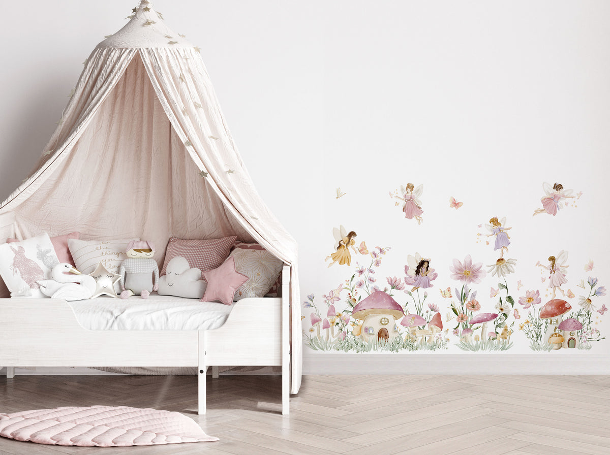 Enchanted Fairy Wall Stickers Garden (Medium) – Fable and Fawn