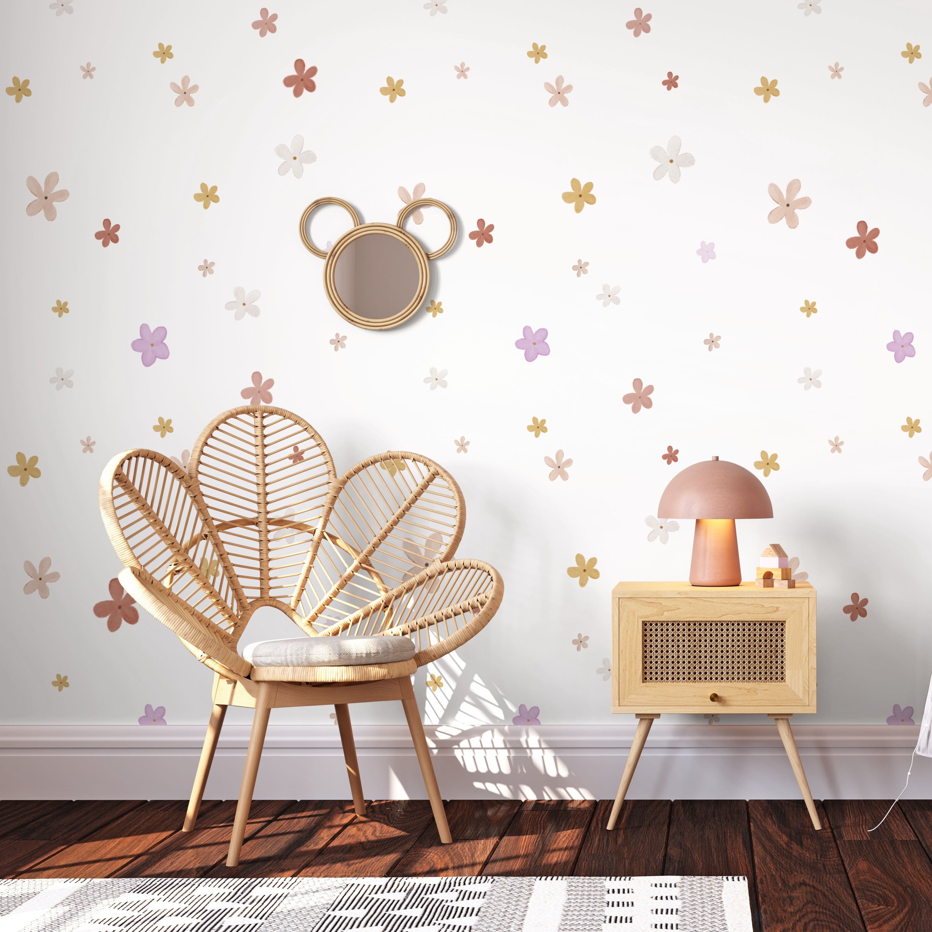 Wildflower Wall Decals - Wall Decals Australia - Fable and Fawn