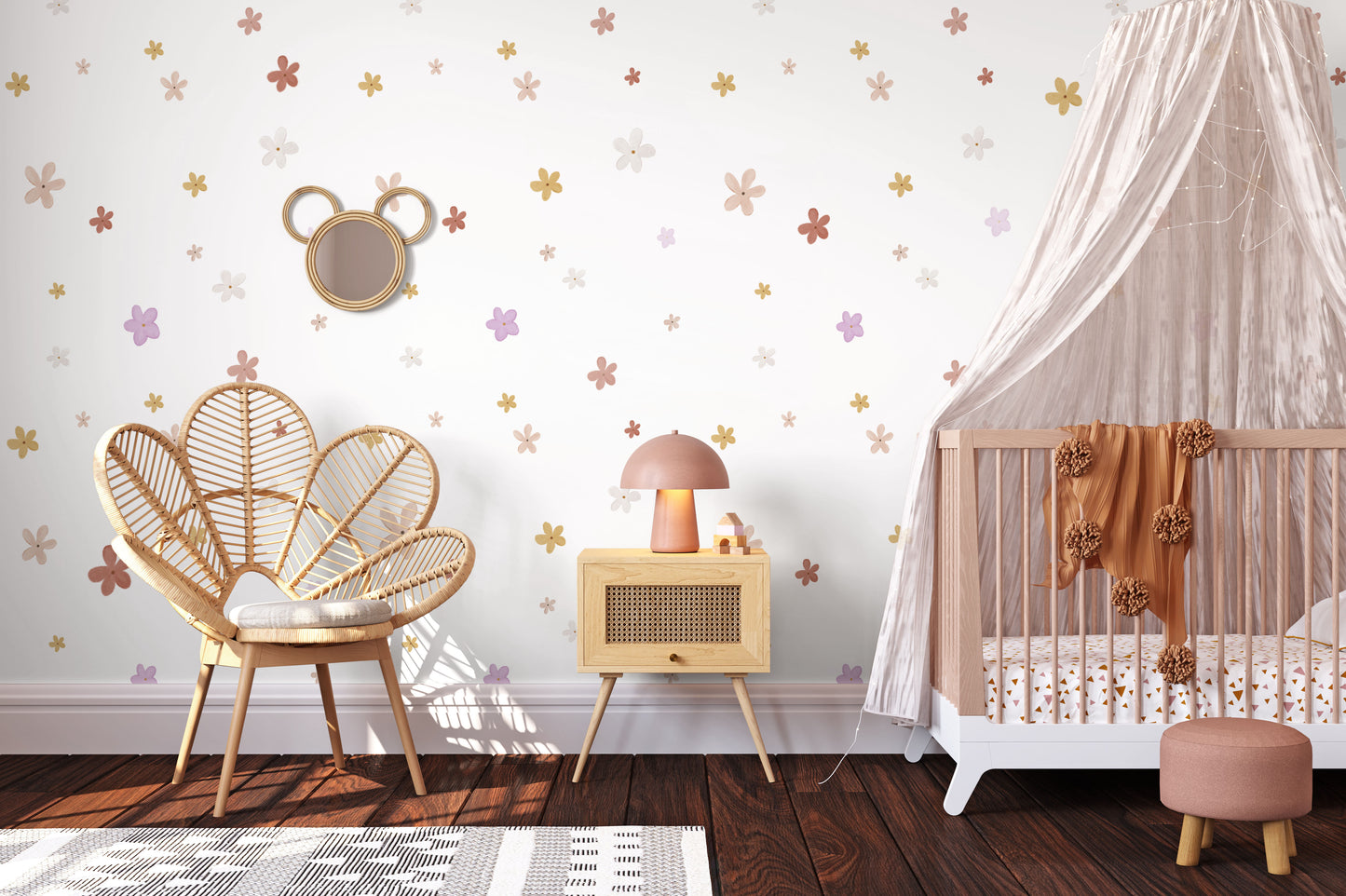 Wildflower Wall Decals - Wall Decals Australia - Fable and Fawn 