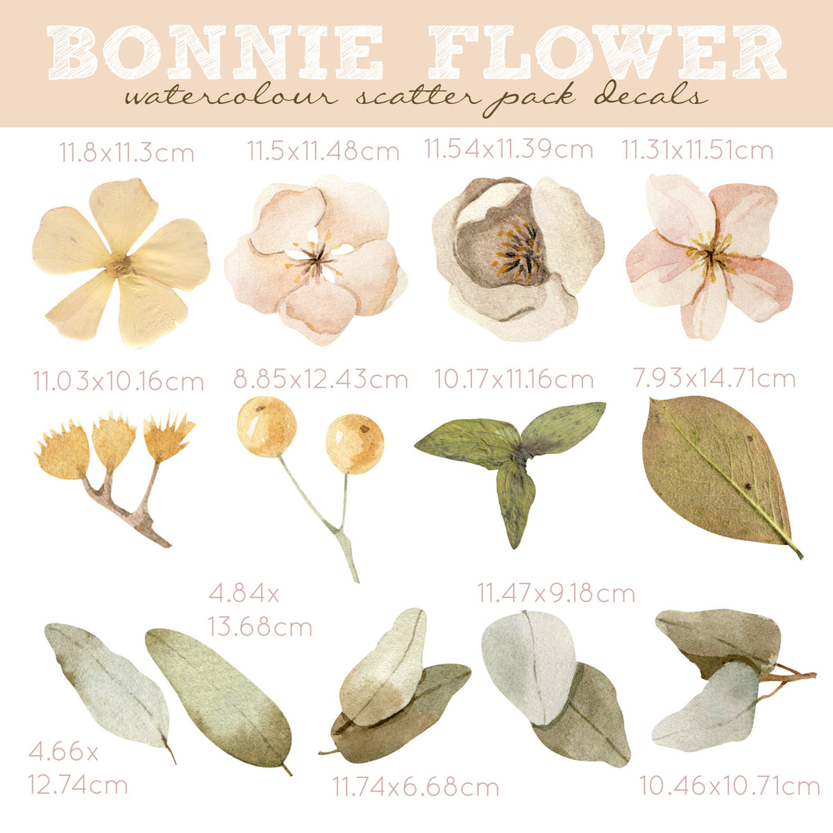 Australian Wall Decals (Bonnie)