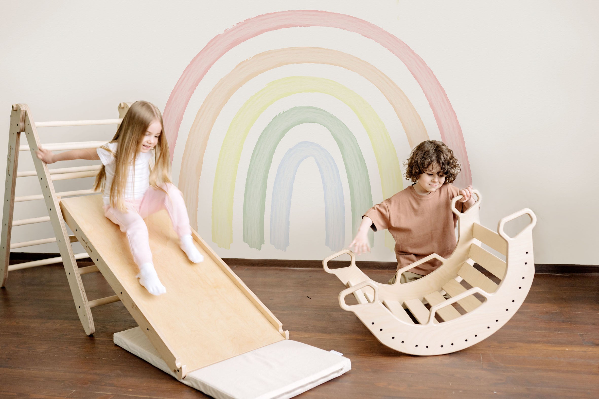 Giant Rainbow Wall Decal - Wall Decals Australia - Fable and Fawn
