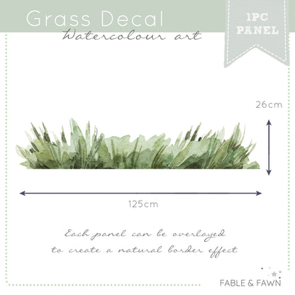 Grass Border Wall Decals