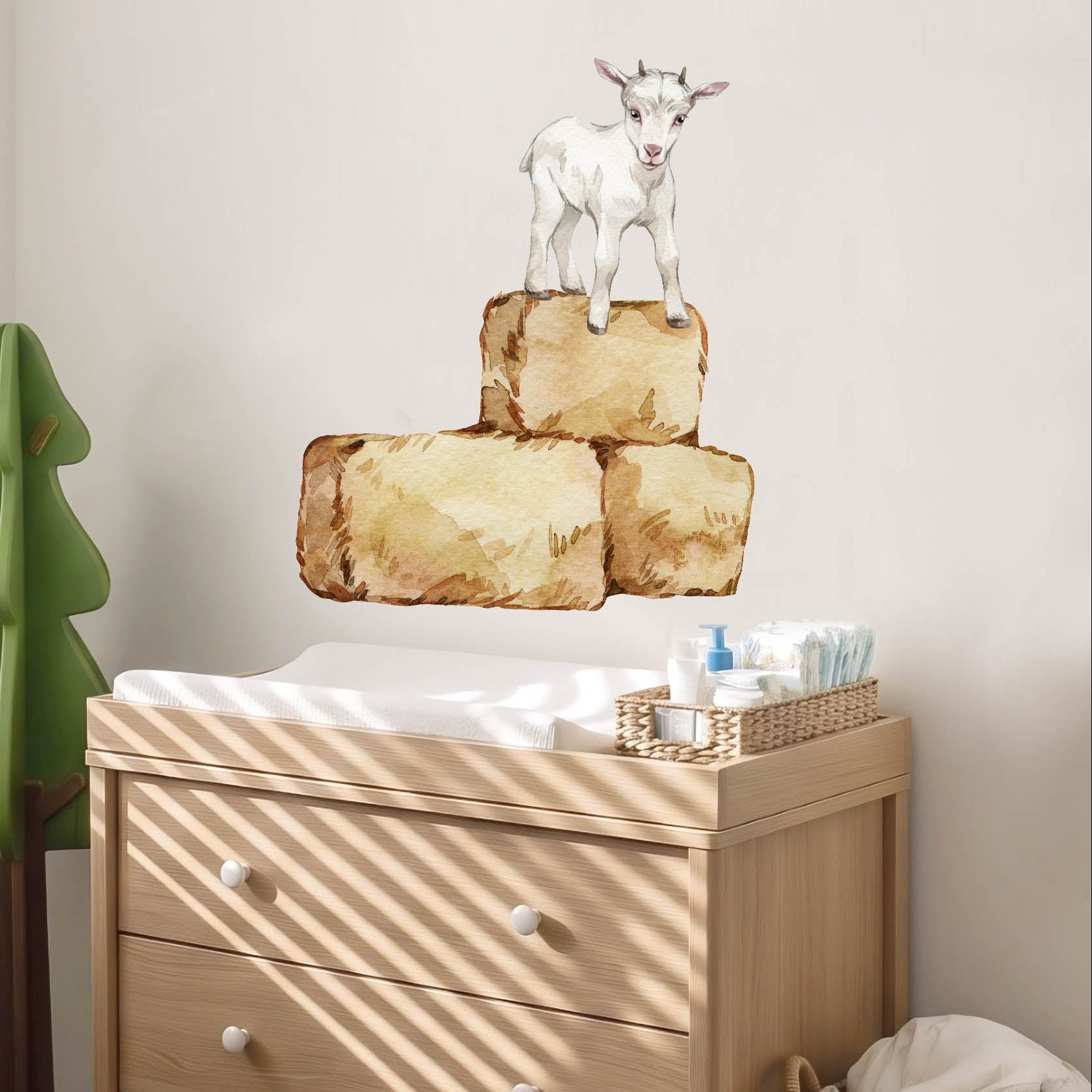 Hay Bale Wall Decals