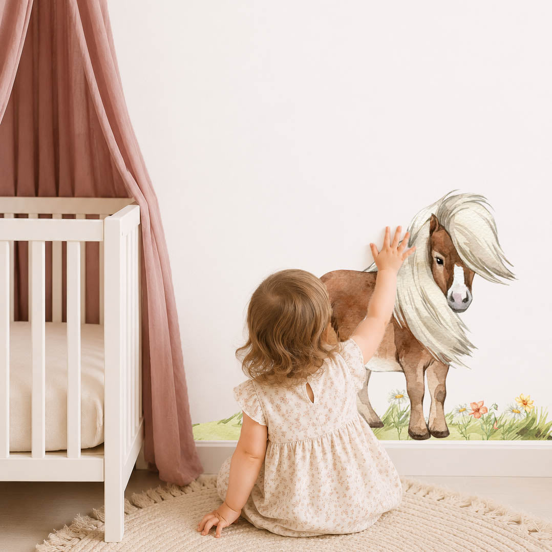 Horse Wall Decal – Shetland Pony