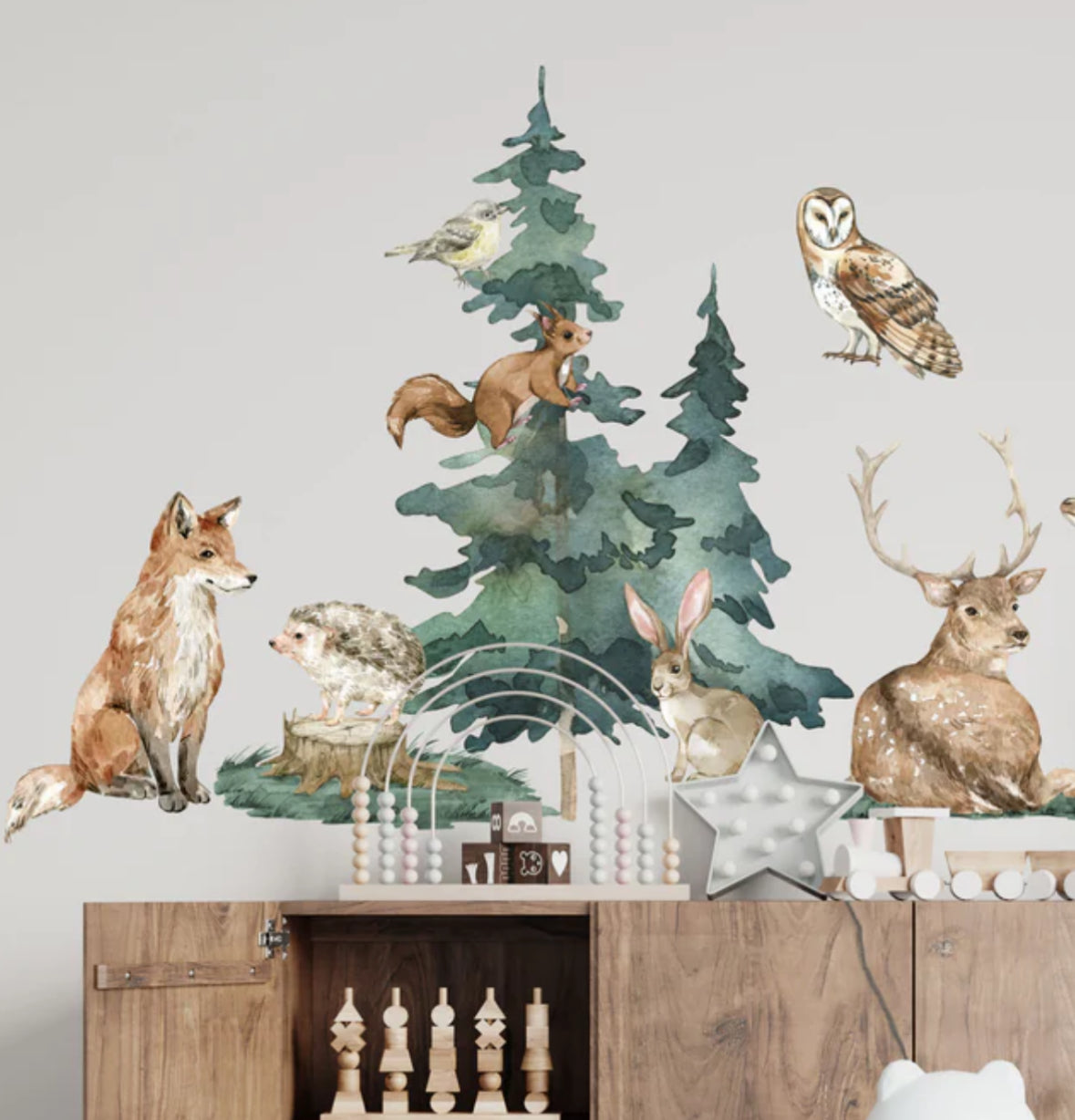 Forest Animal Wall Decals - Wall Decals Australia - Fable and Fawn 