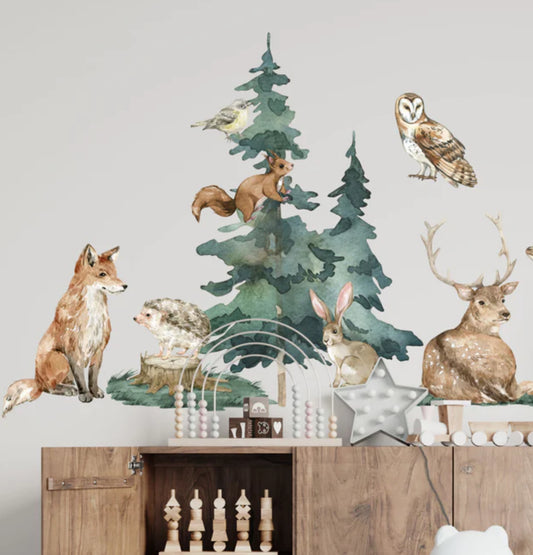 Forest Animal Wall Decals - Wall Decals Australia - Fable and Fawn 