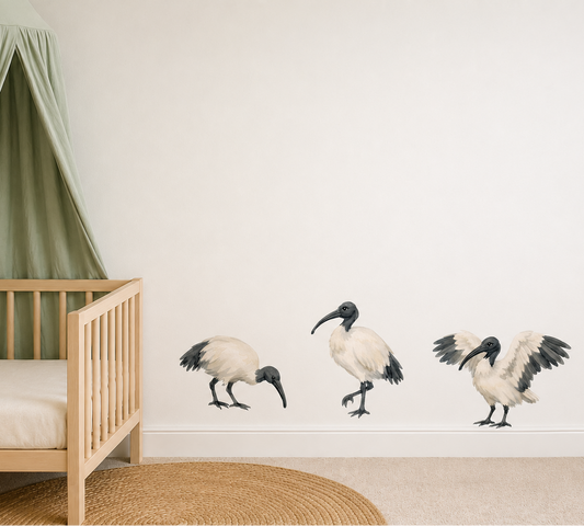 Bin Chicken Bird Wall Decals