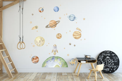 Space Wall Decals -  - Fable and Fawn 