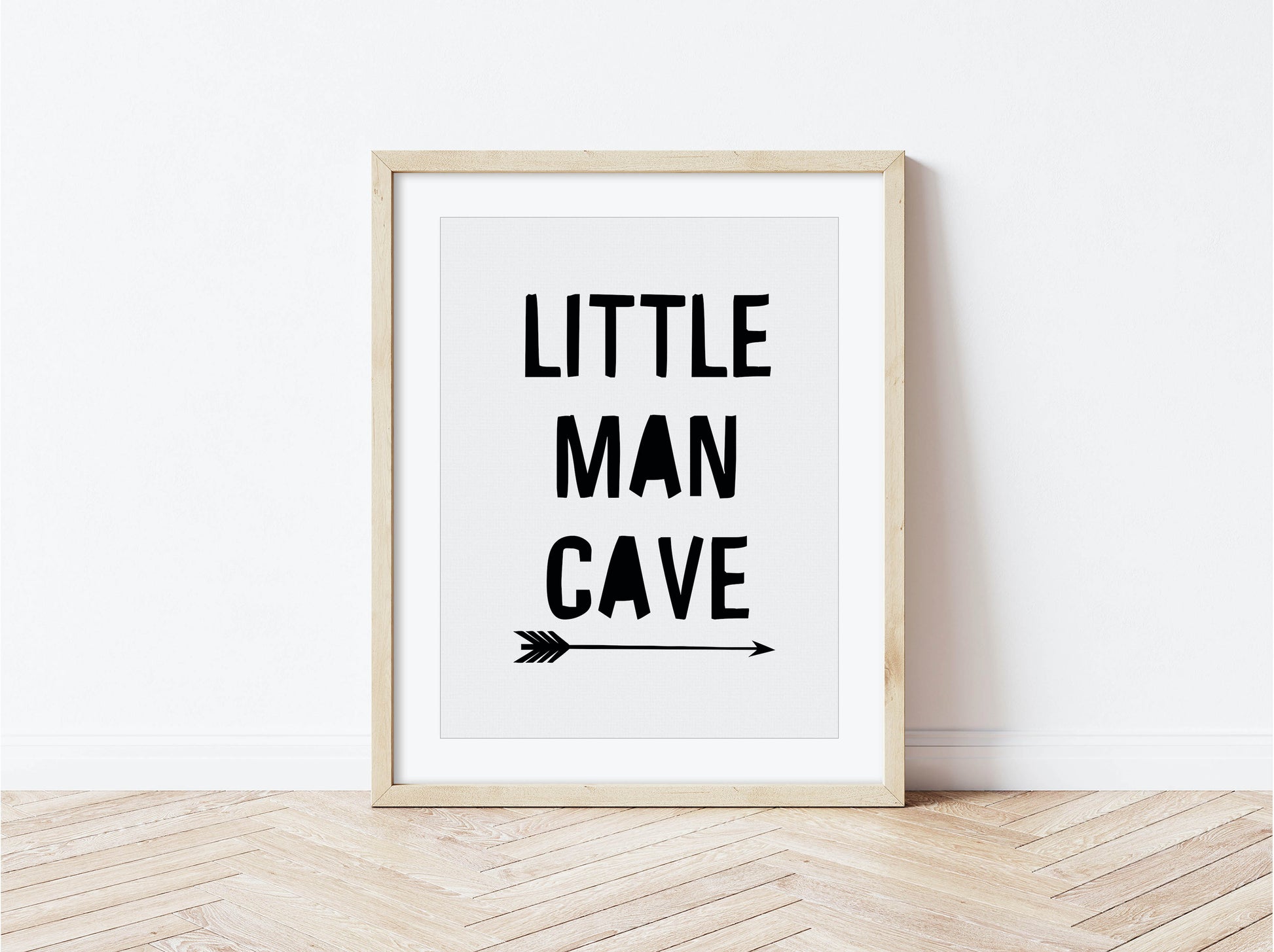 Little Man Cave Print - PRINT - Fable and Fawn 