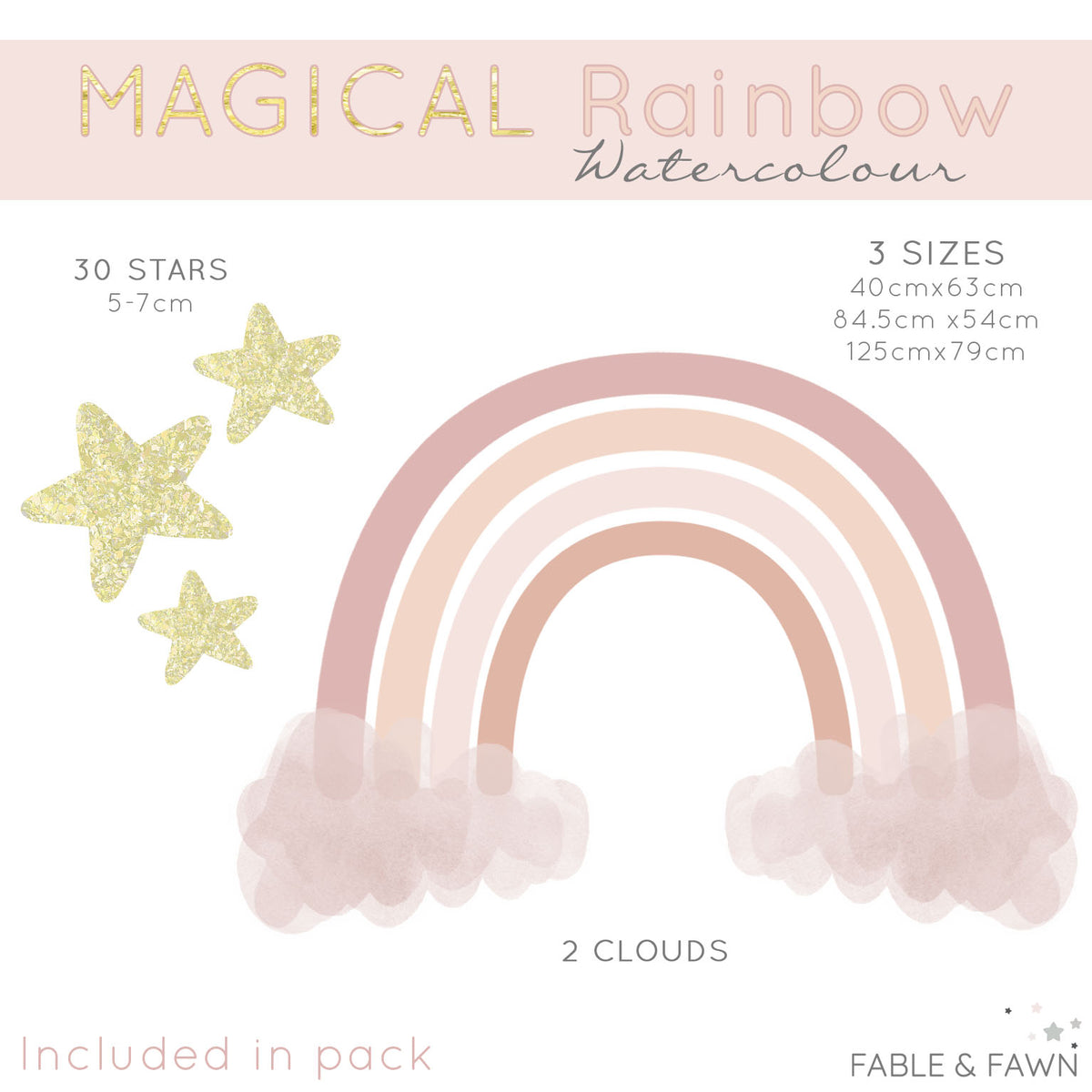 Magical Rainbow Wall Decal