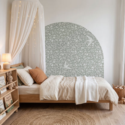 Bedhead Wall Decal - Little Birdie (Olive)